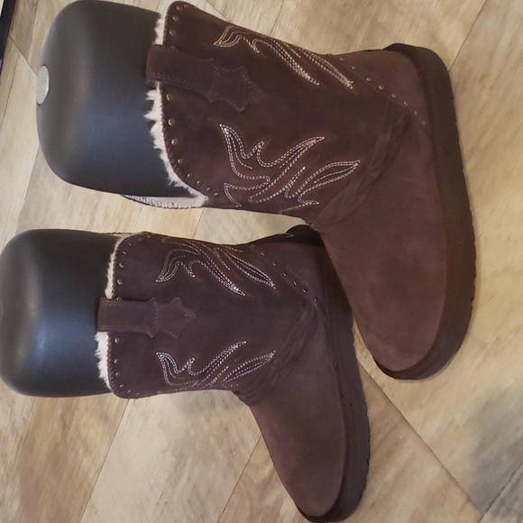 Lamo Wrangler boots size 6 brown - Picture 3 of 8